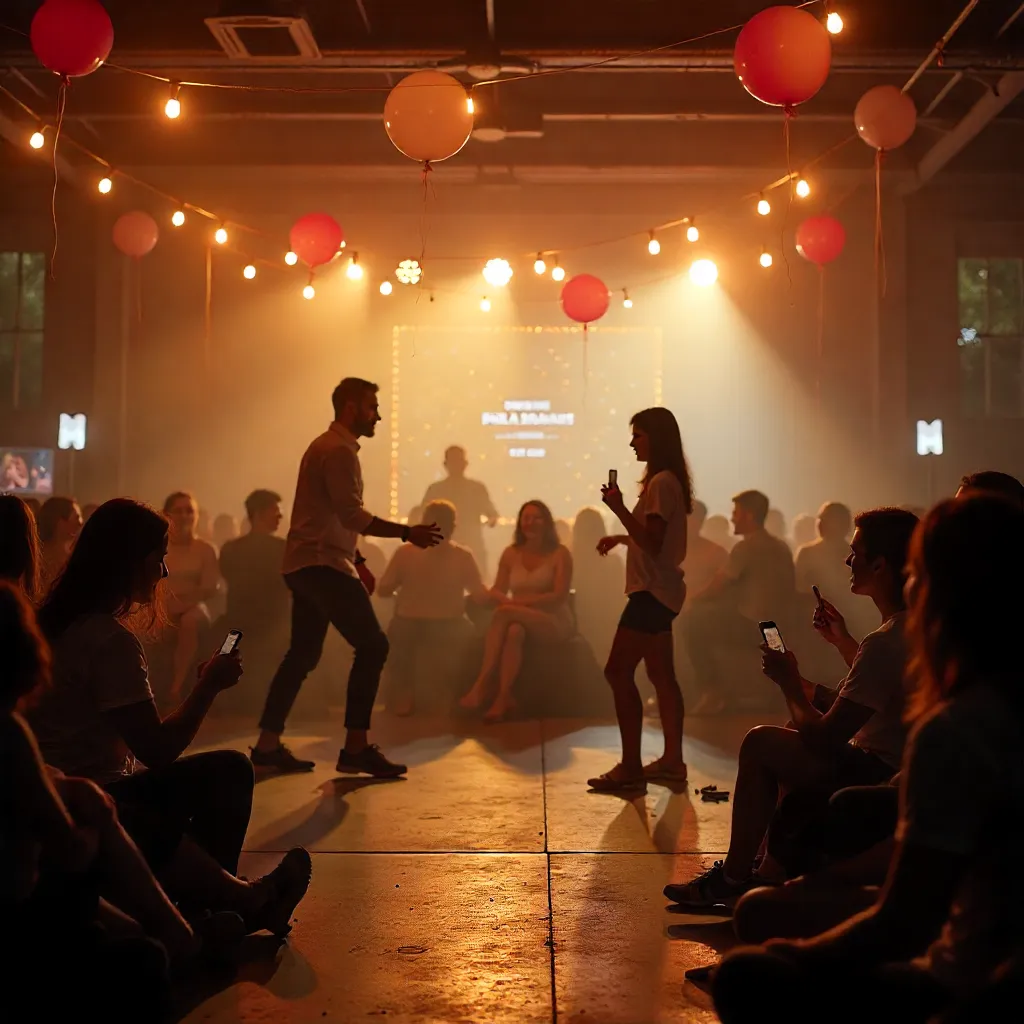 Outdoor music performance