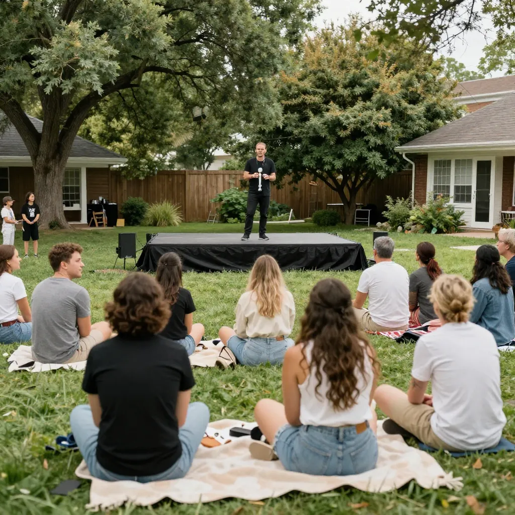 Outdoor entertainment experience